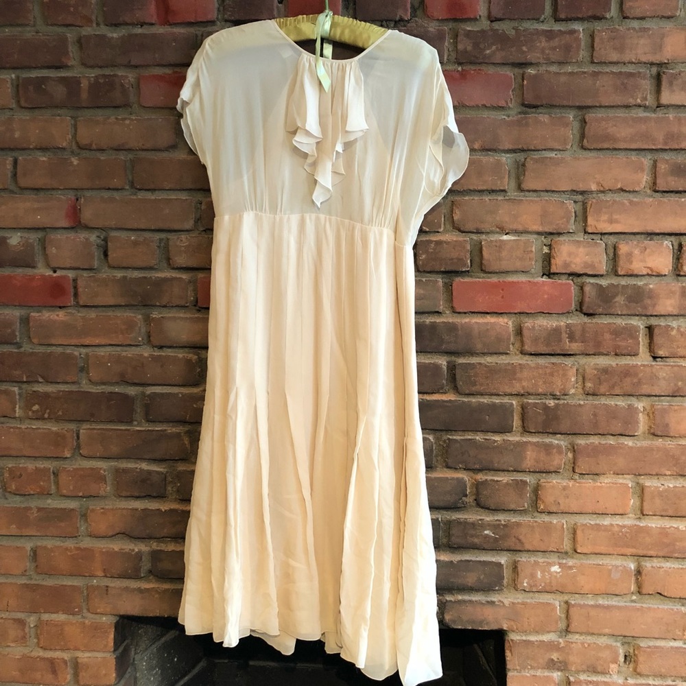 Vintage Chloé blush dress with matching jacket